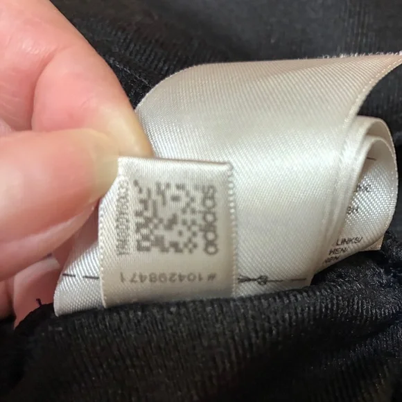 Men’s Adidas Black Jacket with White Accents Size Medium - Picture 9 of 16